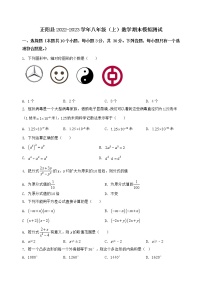 河南省正阳县2022-2023学年八年级（上）数学期末模拟测试（含答案及详解）