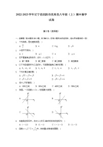 辽宁省沈阳市法库县2022-2023学年八年级上学期期中数学试卷（含答案）