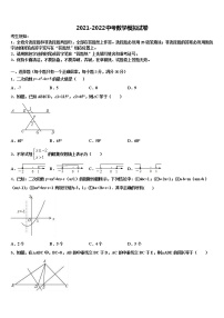 云南曲靖市沾益区大坡乡2022年中考数学对点突破模拟试卷含解析