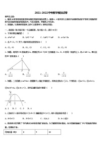 云南省昆明市官渡区第一中学2022年中考数学模拟预测试卷含解析