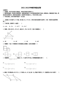 云南省玉溪市名校2022年中考三模数学试题含解析