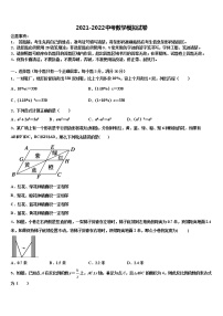 浙江省慈溪育才中学2022年毕业升学考试模拟卷数学卷含解析