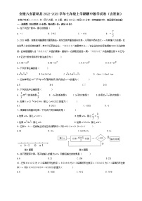 安徽省六安市霍邱县2022-2023学年七年级上学期期中数学试卷 (含答案)