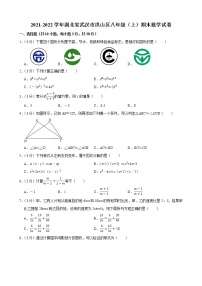 2021-2022学年湖北省武汉市洪山区八年级（上）期末数学试卷