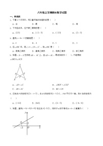 安徽省合肥市瑶海区2022年八年级上学期期末数学试题及答案