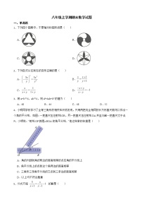 广东省湛江市廉江市2022年八年级上学期期末数学试题及答案