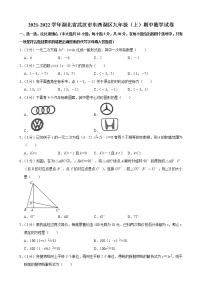 2021-2022学年湖北省武汉市东西湖区九年级（上）期中数学试卷