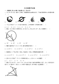 湖北省武汉市东湖高新区2022-2023学年九年级上学期期中数学试题(含答案)