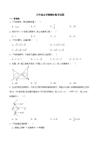 广东省深圳市宝安区2022年八年级上学期期末数学试题及答案