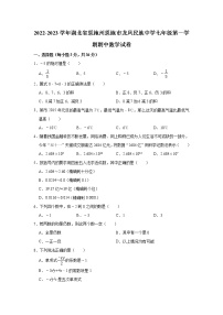 2022-2023学年湖北省恩施州恩施市龙凤民族中学七年级（上）期中数学试卷(解析版)