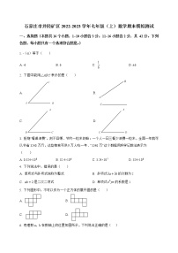 河北省石家庄市井陉矿区2022-2023学年七年级（上）数学期末模拟测试(解析版)