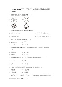 福建省宁德市霞浦县2021-2022学年八年级下学期期中阶段性训练数学试卷(含答案)