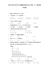 2021-2022学年辽宁省朝阳市建平县八年级（上）期末数学试卷（含解析）