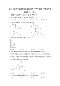 湖北省潜江市高石碑2022-2023学年一中八年级（上）月考数学试卷（10月份）(解析版)