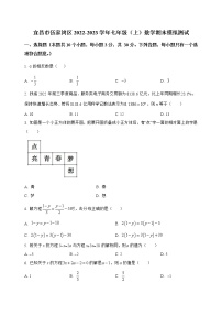 湖北省宜昌市伍家岗区2022-2023学年七年级（上）数学期末模拟测试(解析版)