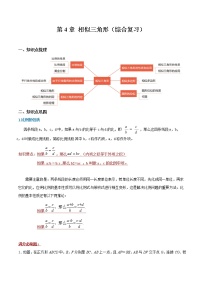 第4章 相似三角形（综合复习，满分必刷题）（解析版）