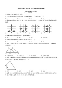 河南省商丘市2022-2023学年八年级上学期期中数学试题(含答案)