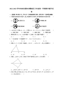 河南省漯河市郾城区2022-2023学年八年级上学期期中数学试卷