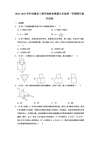 安徽省三海学地教育联盟2022-2023学年九年级上学期期中数学试卷