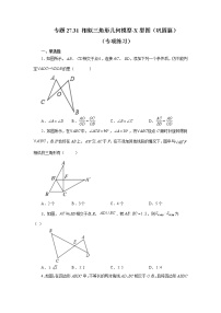 专题27.31 相似三角形几何模型-X型图（巩固篇）（专项练习）-2022-2023学年九年级数学下册基础知识专项讲练（人教版）