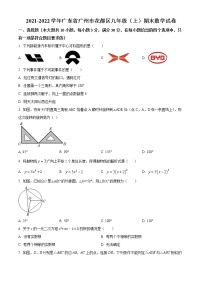 广东省广州市花都区2021-2022学年九年级上学期期末数学试题