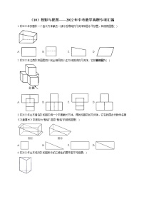 （10）投影与视图——2022年中考数学真题专项汇编(含答案)