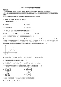 浙江省嘉兴市2021-2022学年中考数学模拟预测题含解析