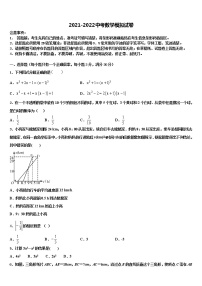 浙江省绍兴实验学校2021-2022学年中考数学模拟精编试卷含解析