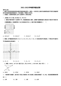 浙江省温州市鹿城区温州市实验中学2021-2022学年中考数学最后一模试卷含解析