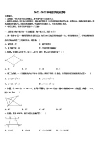 浙江省温州市翔升2022年中考数学模拟精编试卷含解析