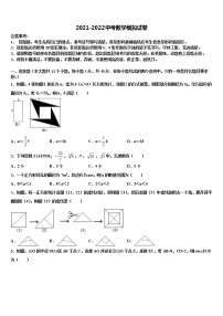 重庆市南川中学2021-2022学年中考数学最后冲刺模拟试卷含解析