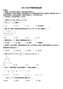 重庆市育才成功校2021-2022学年中考数学模拟预测题含解析