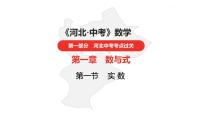 中考总复习数学（河北地区）1第一章实 数课件