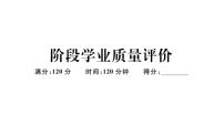 北师大版九年级数学上阶段学业质量评价习题课件