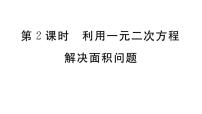 北师大版九年级上册3 用公式法求解一元二次方程习题ppt课件