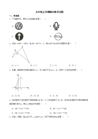 广东省广州市海珠区2022年九年级上学期期末数学试题及答案