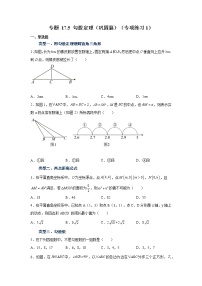 专题 17.5 勾股定理（巩固篇）（专项练习1）-八年级数学下册基础知识专项讲练（人教版）