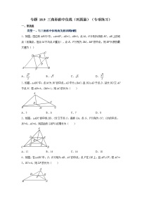 专题 18.9 三角形的中位线（巩固篇）（专项练习）-八年级数学下册基础知识专项讲练（人教版）