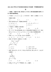 辽宁省本溪市本溪县2021-2022学年八年级上学期期末数学试卷