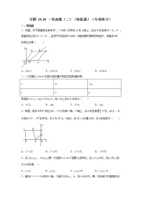 专题 19.20 一次函数（二）（培优篇）（专项练习）-八年级数学下册基础知识专项讲练（人教版）