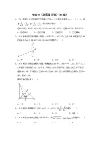 专练03（选择题-压轴，10道）-2022-2023学年上学期八年级数学期末考点必杀200题（冀教版）