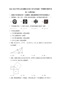 2022-2023学年山东省烟台市龙口市人教版七年级（上）期中数学试卷（五四学制）(解析版)