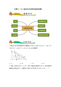 【期末满分冲刺】人教版数学八年级上册-专题01《与三角形有关的线和角的问题》期末重难点突破