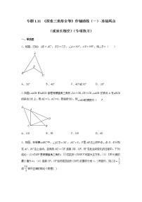 专题1.11 《探索三角形全等》作辅助线（一）-连接两点（或延长相交）（专项练习）-八年级数学上册基础知识专项讲练（苏科版）