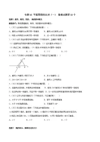 2022-2023学年七年级数学上册专题 平面图形的认识(一)重难点题型