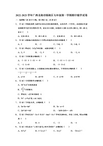 2022-2023学年广西北海市银海区人教版七年级（上）期中数学试卷(解析版)