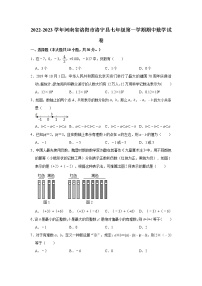 2022-2023学年河南省洛阳市洛宁县七年级（上）期中数学试卷(解析版)