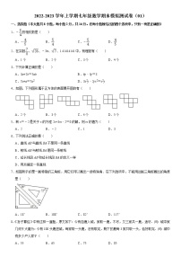 2022-2023学年上学期七年级数学期末模拟测试卷（01）