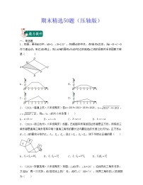 【期末全真模拟】北师大版数学八年级上册满分攻略：期末精选50题（压轴版）