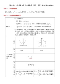 【期末总复习】人教版数学 九年级上学期-第02讲《二次函数》期末专题复习